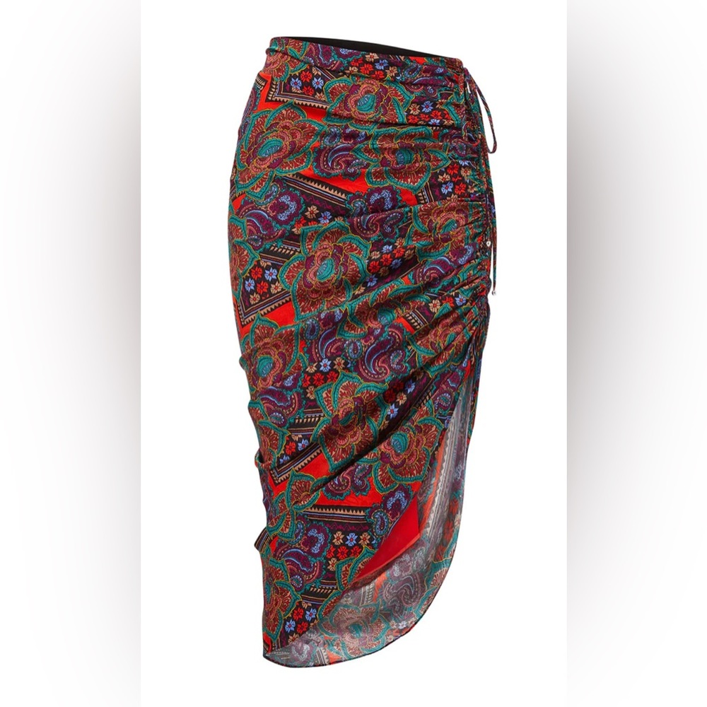 Veronica Beard ARI Floral Paisley Skirt- Sz 4 - Picture 3 of 5
